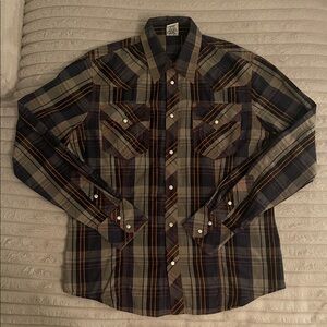 True Religion Multicolor Plaid Casual Shirt
